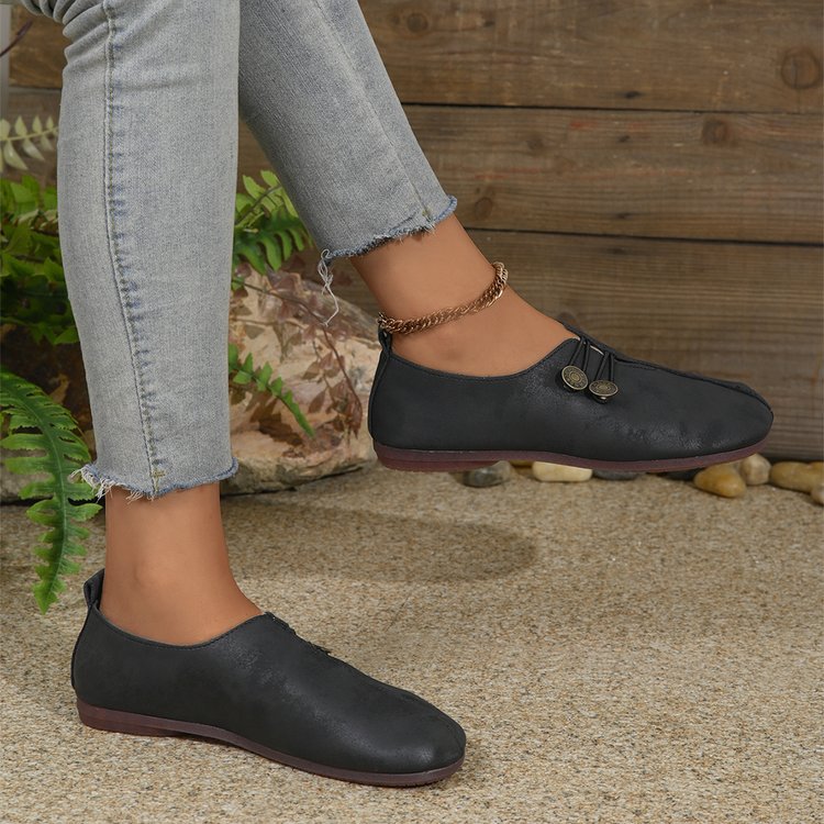 Ladies' ballerina shoes with innovative lace-up design and slip-resistant sole Ivyshape
