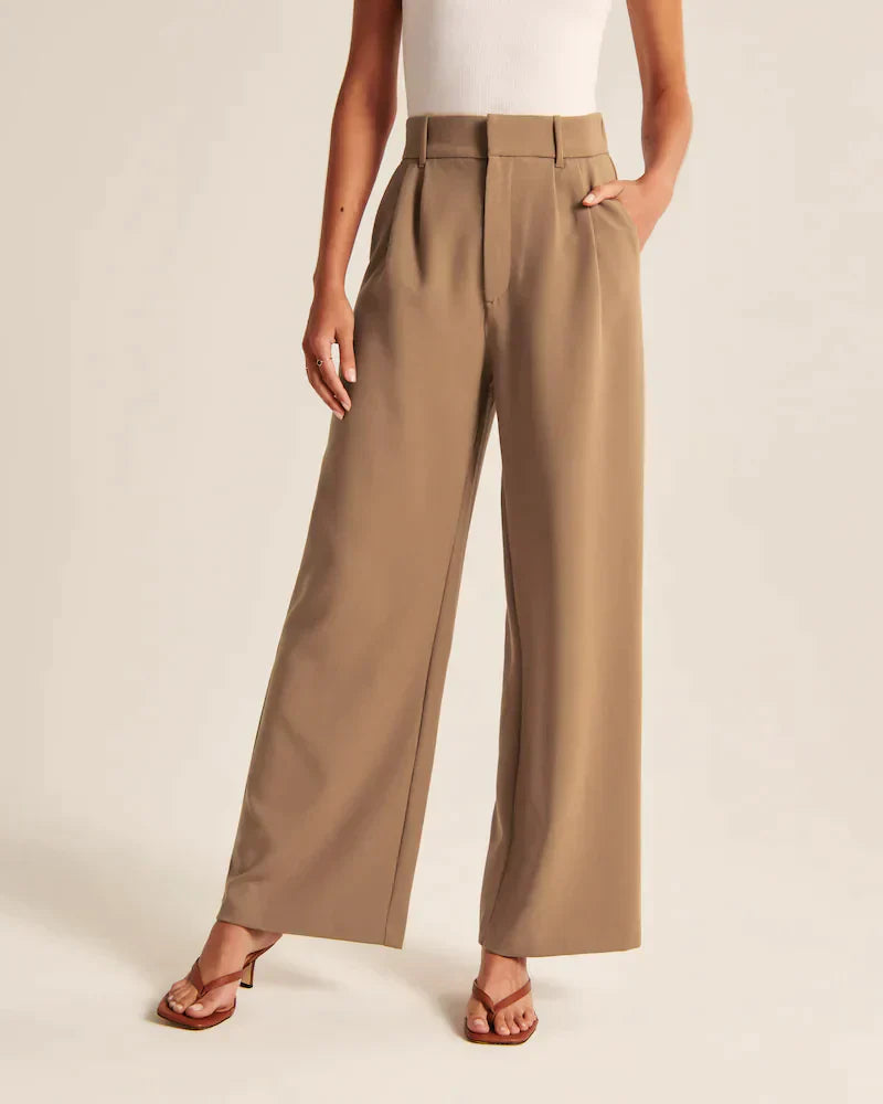 Ivyshape | Pants with Wide Leg