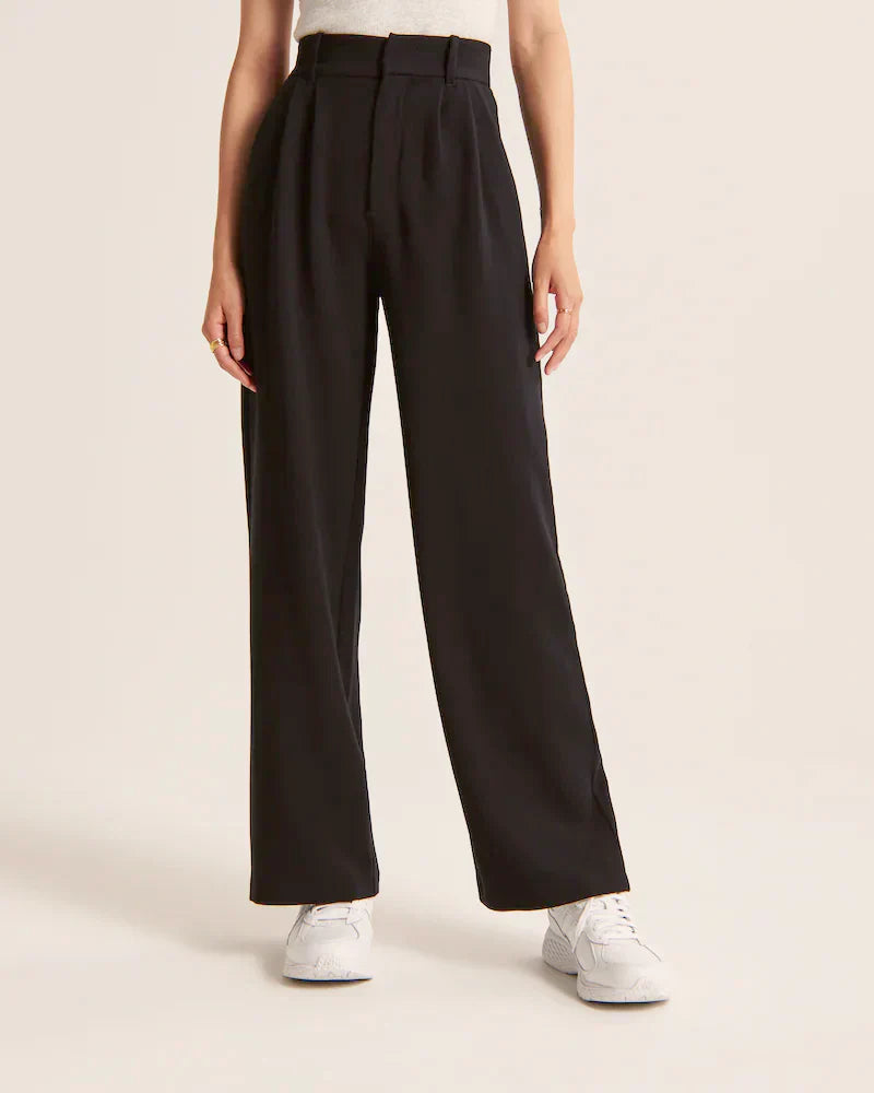 Ivyshape | Pants with Wide Leg