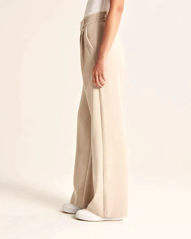 Ivyshape | Pants with Wide Leg