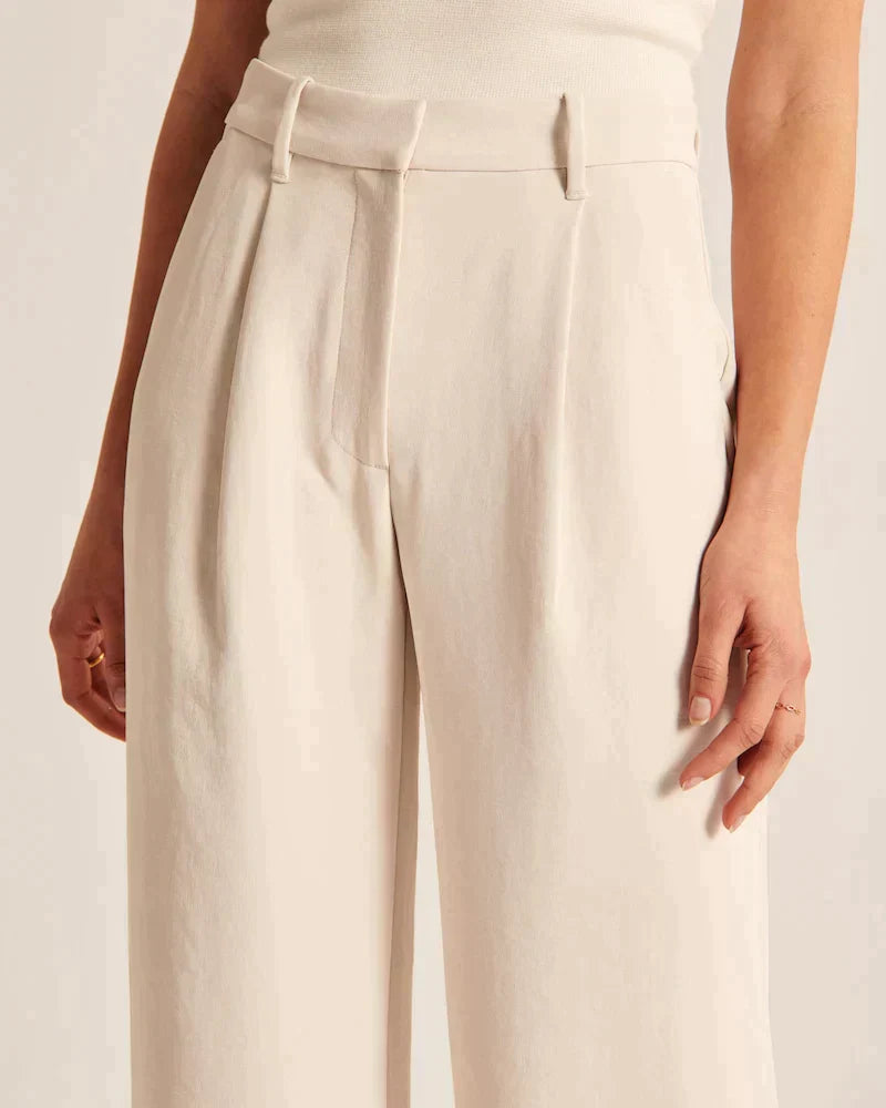 Ivyshape | Pants with Wide Leg