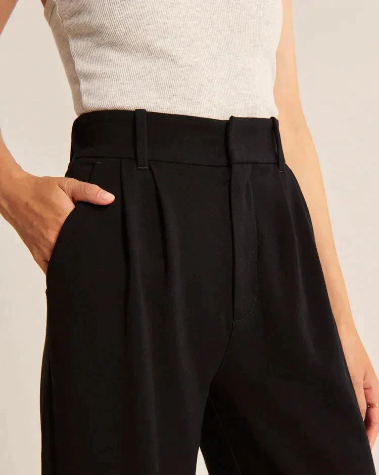 Ivyshape | Pants with Wide Leg