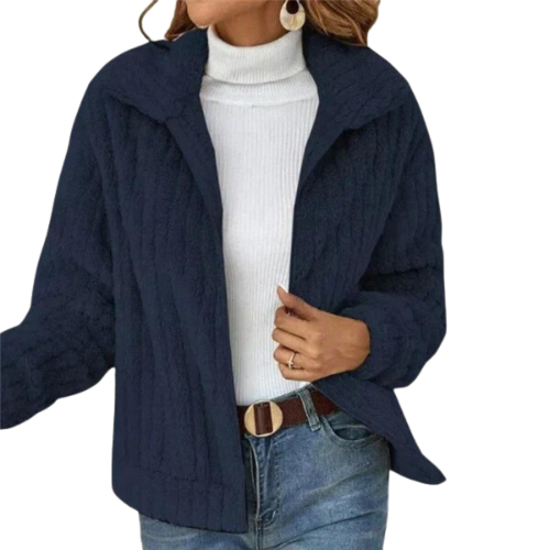 Cozy fleece jacket for women