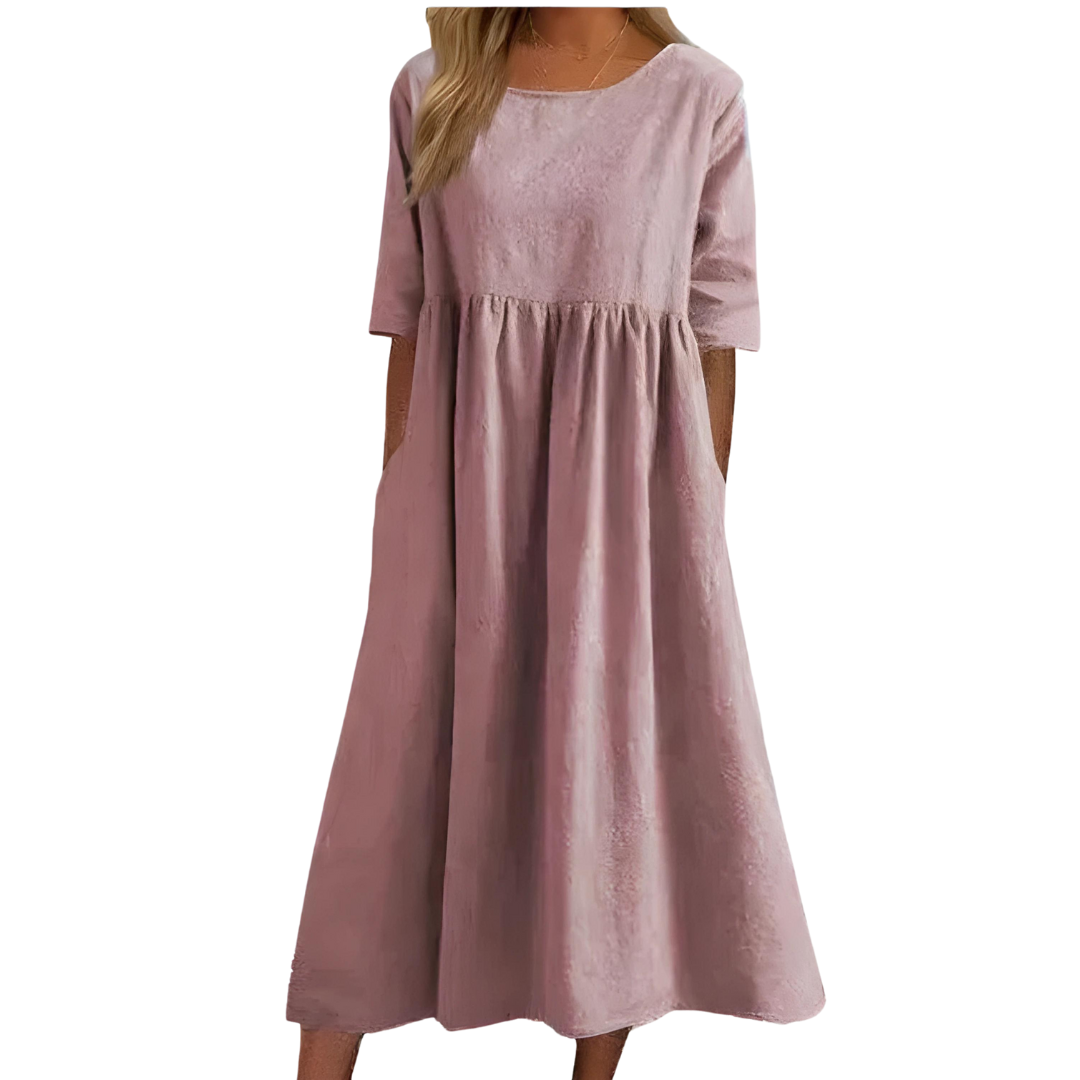 Elegant dress made of cotton