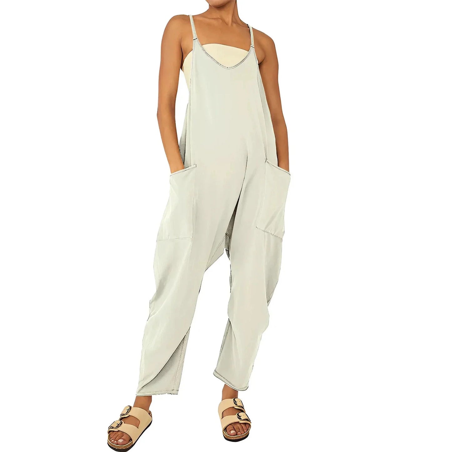 Ivyshape | Relaxed Fit Overalls for Women