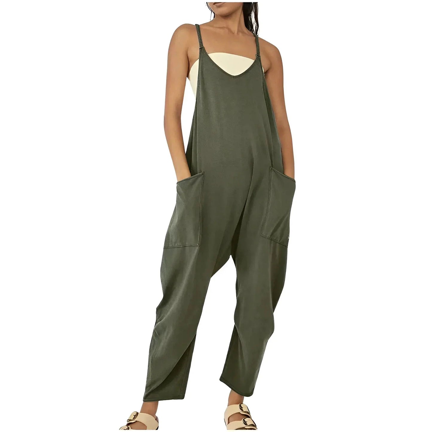 Ivyshape | Relaxed Fit Overalls for Women