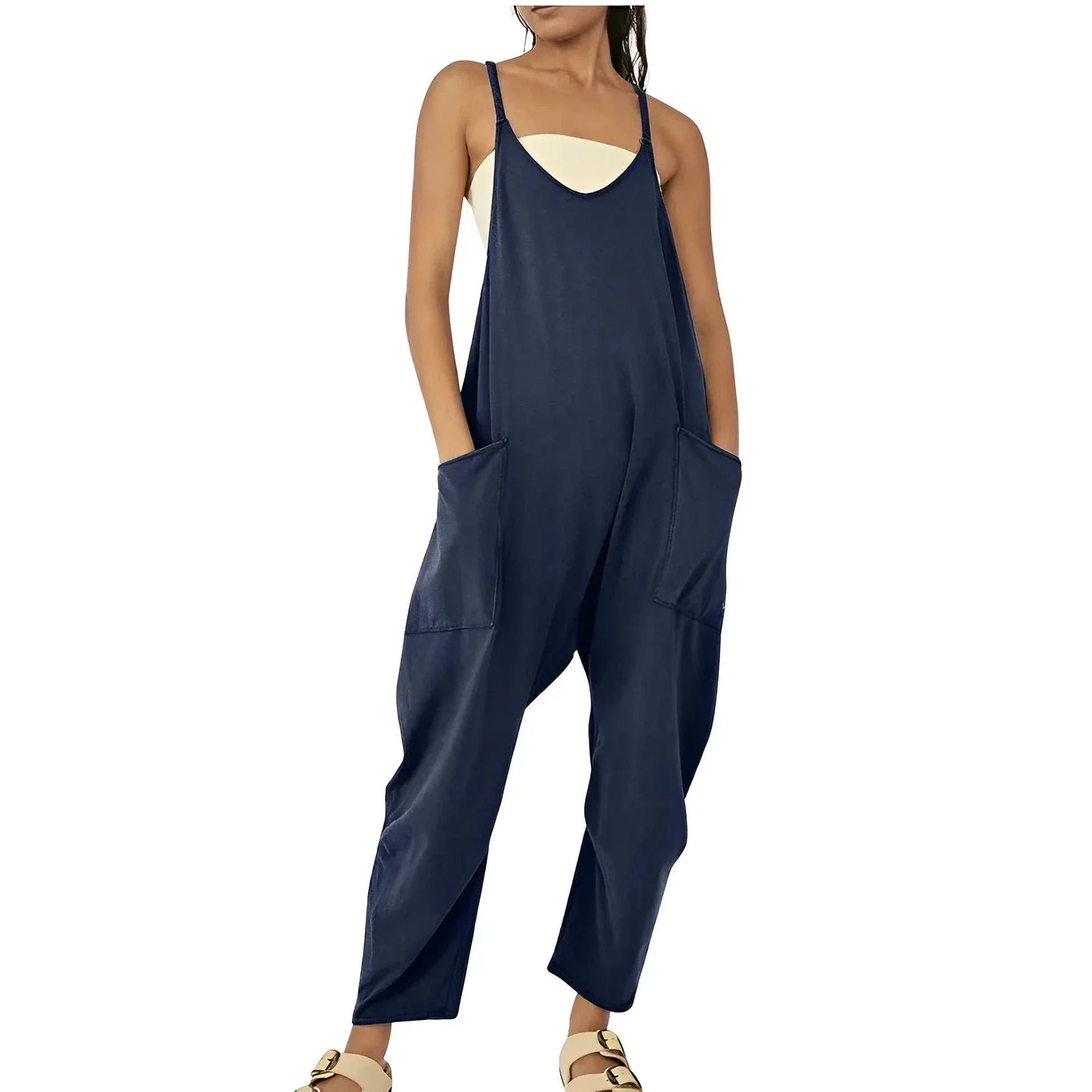 Ivyshape | Relaxed Fit Overalls for Women