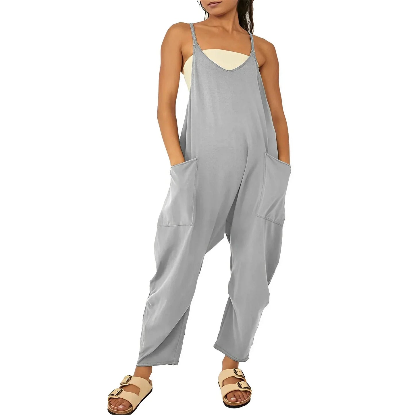 Ivyshape | Relaxed Fit Overalls for Women