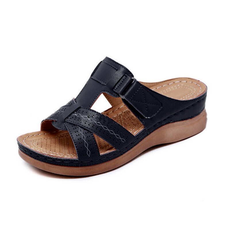 Ivyshape | Women's Leather Sandals Chic