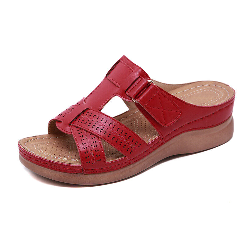 Ivyshape | Women's Leather Sandals Chic