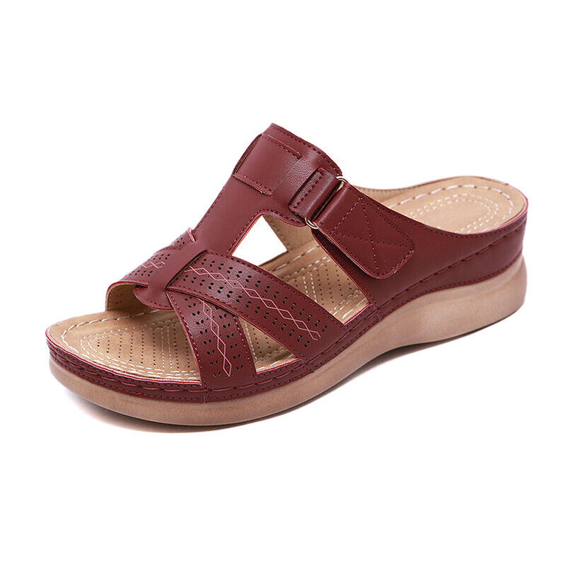 Ivyshape | Women's Leather Sandals Chic