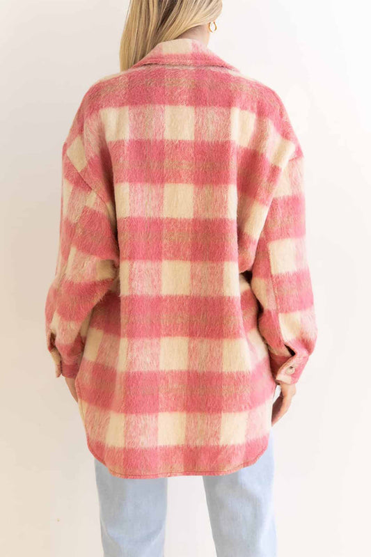 Mohair Button Up Coat