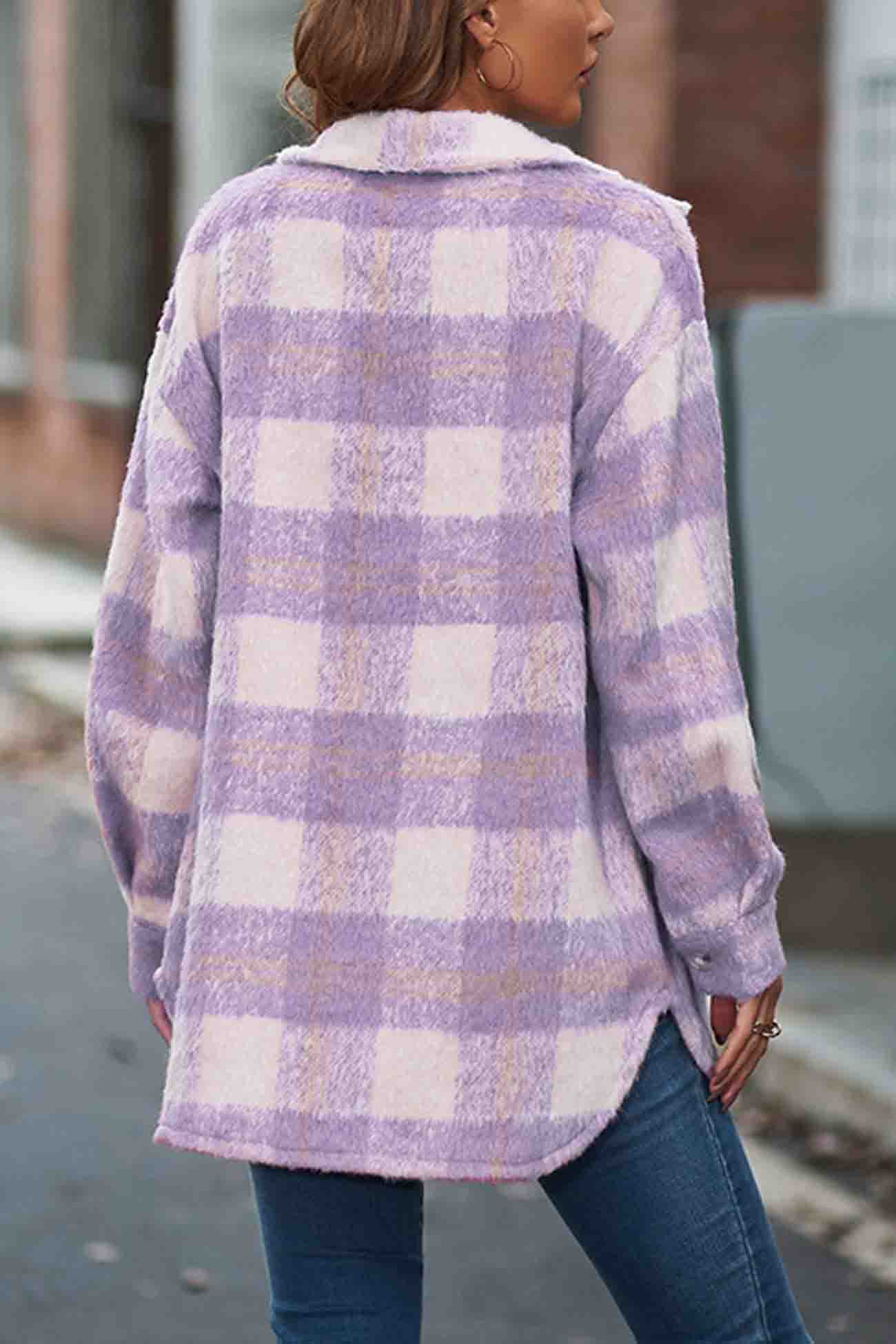 Mohair Button Up Coat