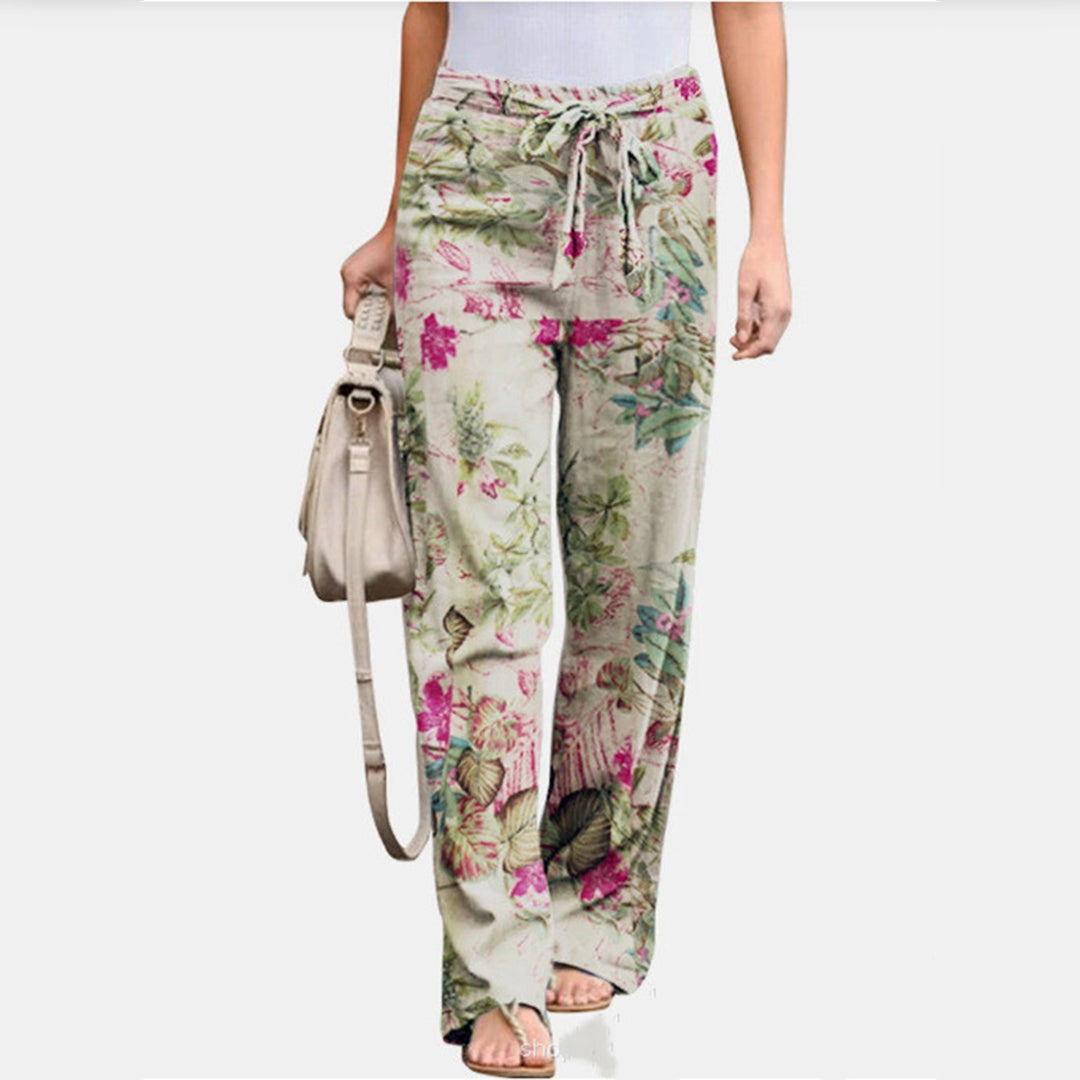 Ivyshape | Stylish Leisure Pants Flowerprint