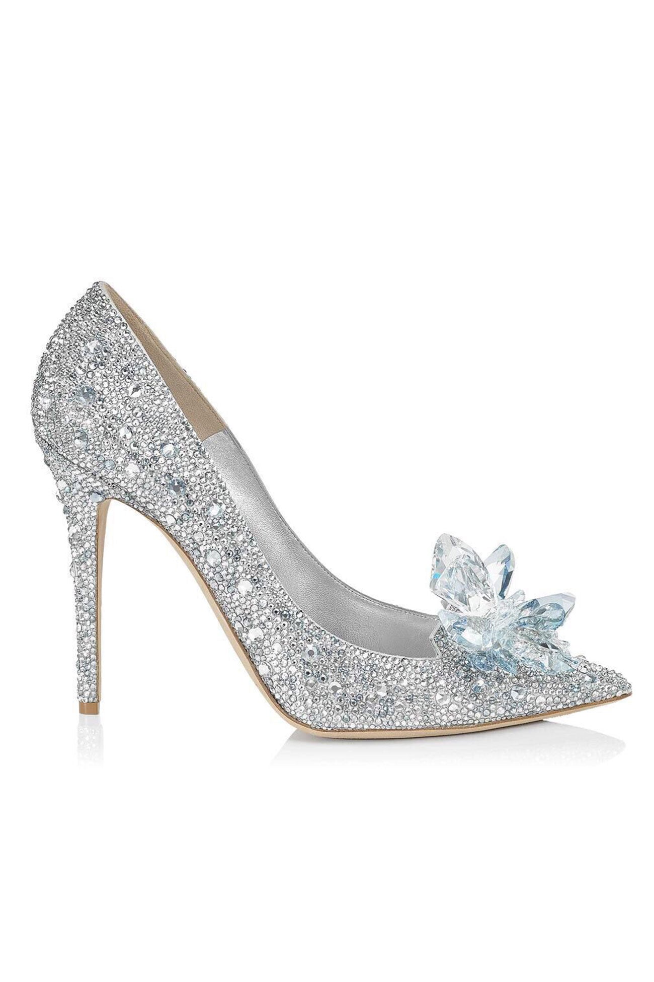 toe Glitter Crystal High Heel