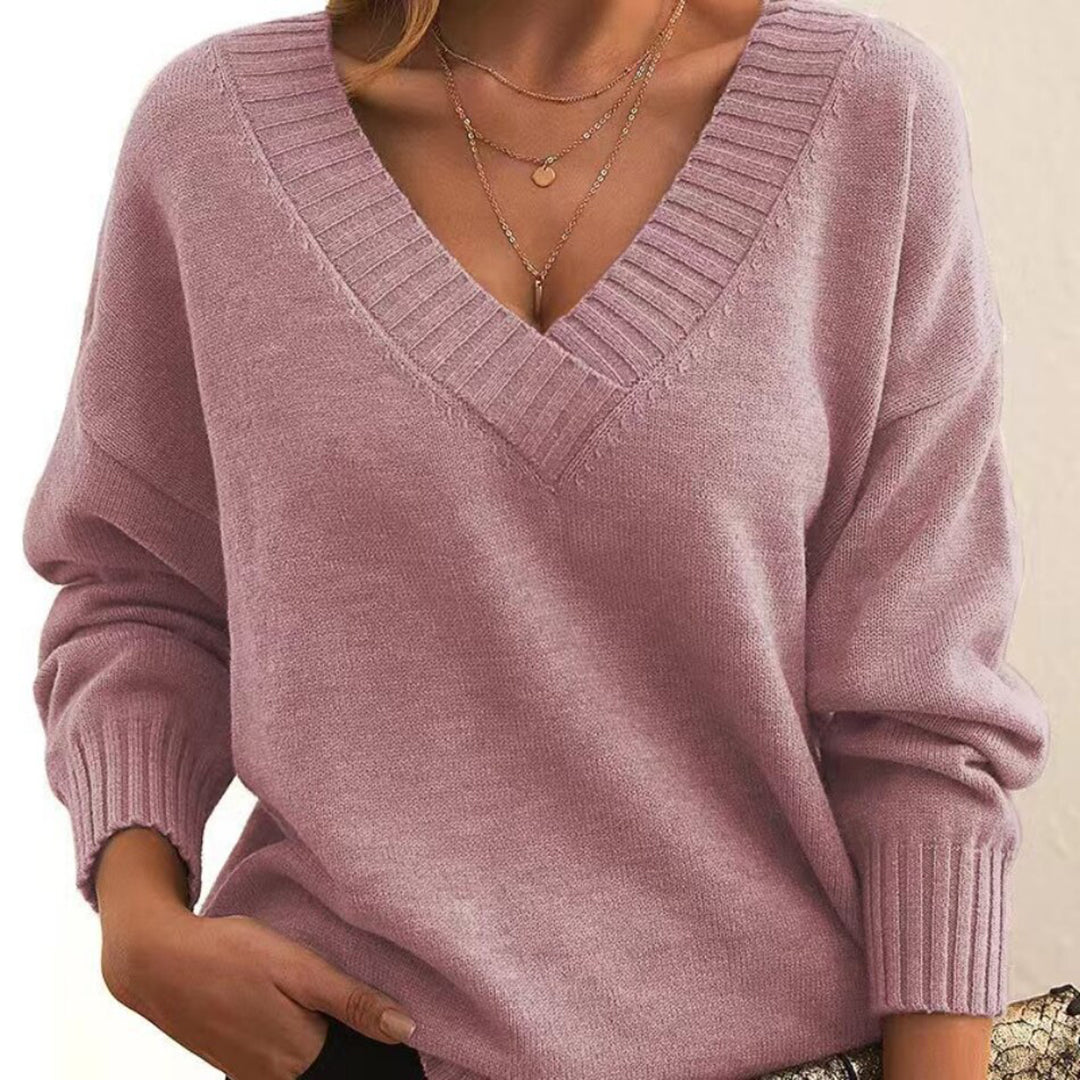 Ivyshape | Warmer V-Neck Sweater