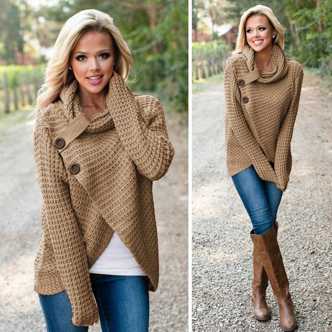 Ivyshape | Warm Knit Winter Sweater