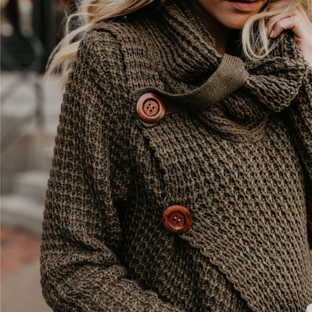 Ivyshape | Warm Knit Winter Sweater