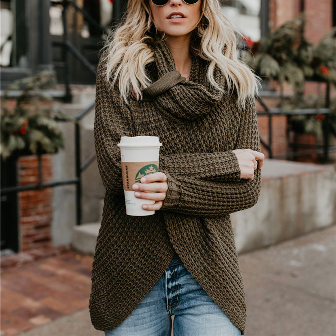 Ivyshape | Warm Knit Winter Sweater