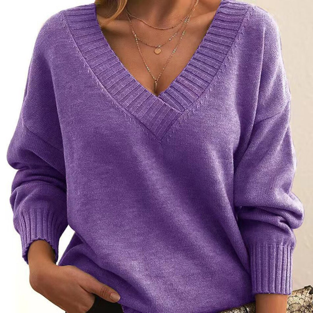 Ivyshape | Warmer V-Neck Sweater