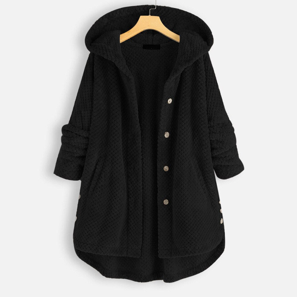 Ivyshape | Oversized Hooded Jacket for Women Arabella