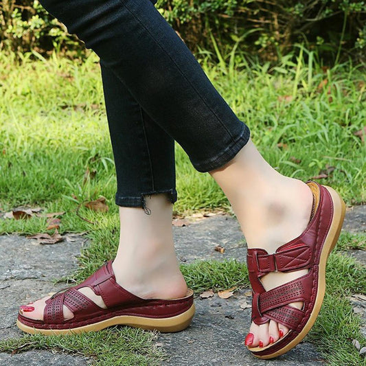 Ivyshape | High-Quality Orthopedic Sandals With Open Toe