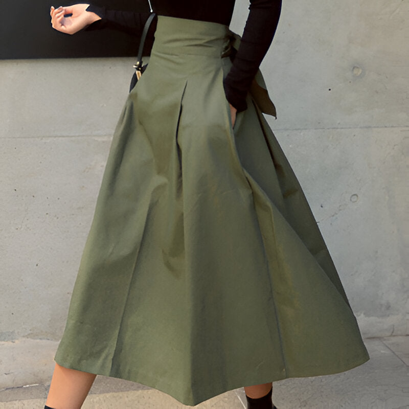 Ivyshape | Women's Korean Fashion Long Skirt