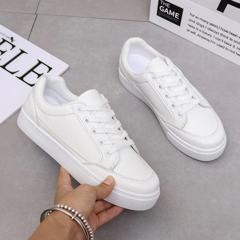 Stylish Casual White Sneakers for Women