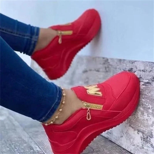 Summer Platform Slip-on Sneakers for Women