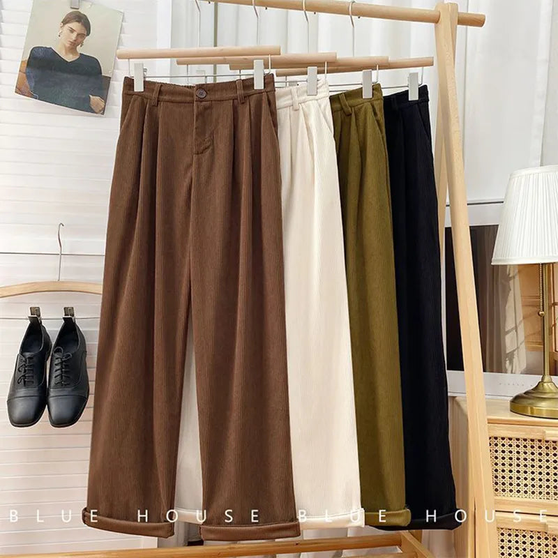 Ivyshape | Women's Corduroy Pants