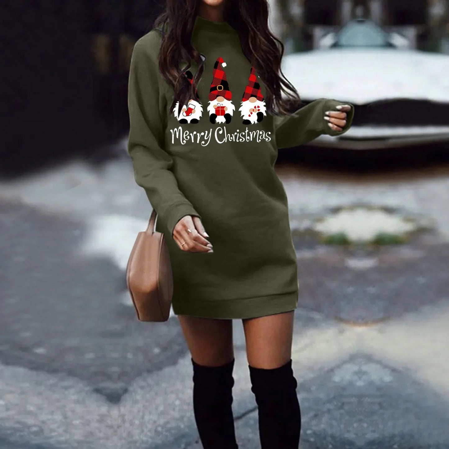 Ivyshape | Women’S Christmas Streetwear Long Pullover