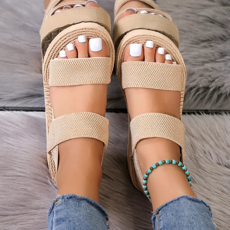 Ivyshape | Lightweight Summer Wedge Sandals