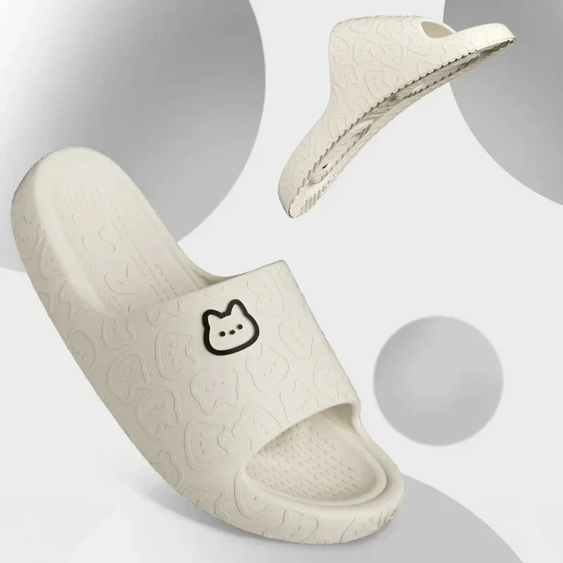 Adorable Non-Slip Cartoon Bear Flip Flops for Women