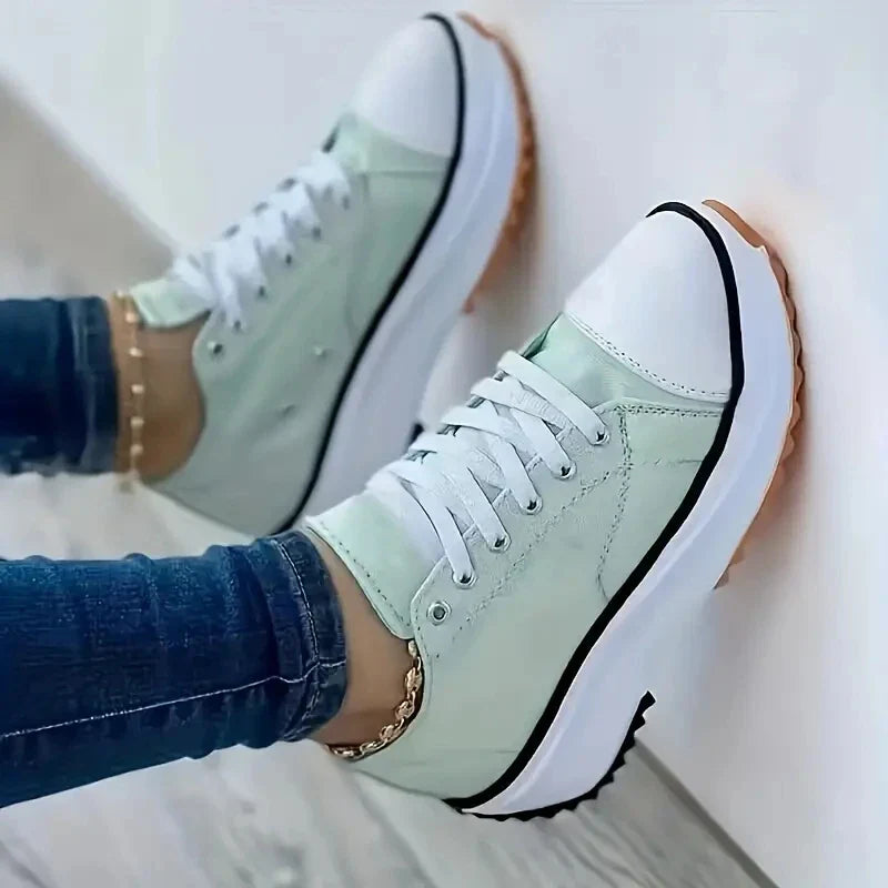 Trendy Lace-Up Sneakers for Women