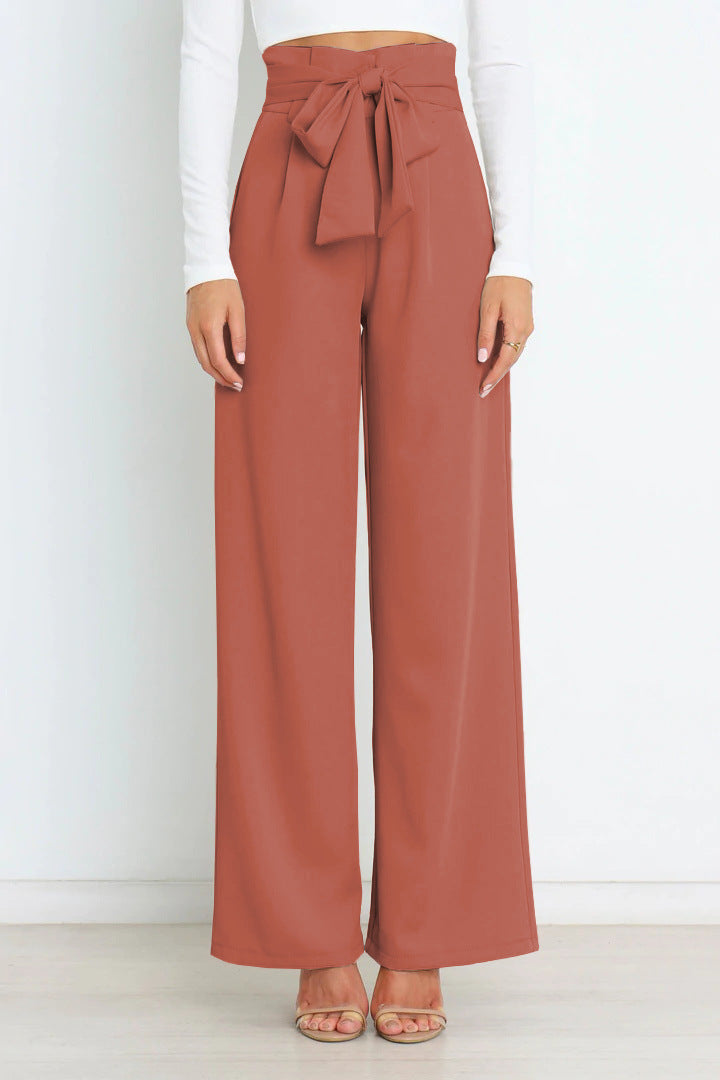 Ivyshape | Stylish and Cozy Fall Wide-Leg Pants for Women