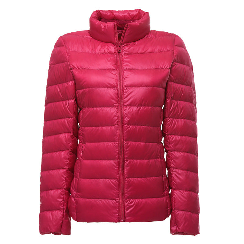 Ivyshape | Women's Winter Soft White Duck Down Jacket