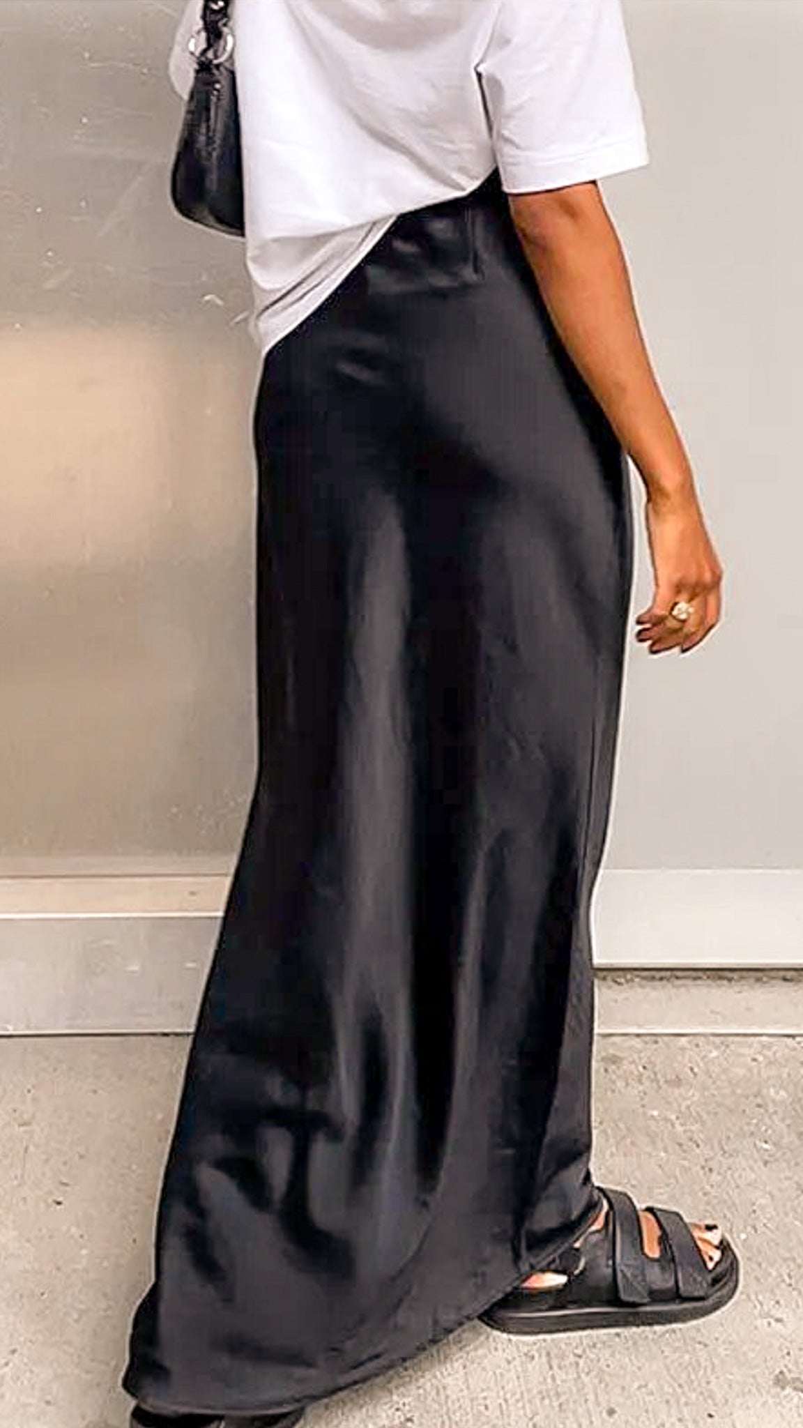 Satin Maxi Skirt