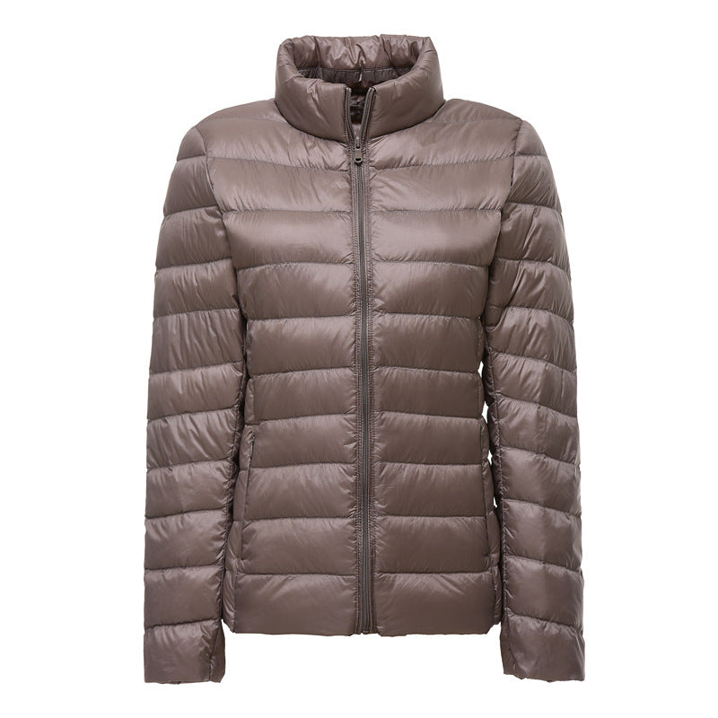 Ivyshape | Women's Winter Soft White Duck Down Jacket