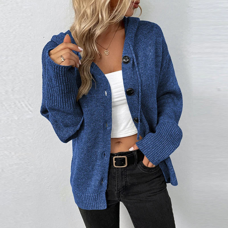 Ivyshape | Trendy Hoodie Cardigan for Women