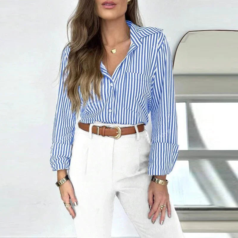 Trendy Striped Blouse for Women