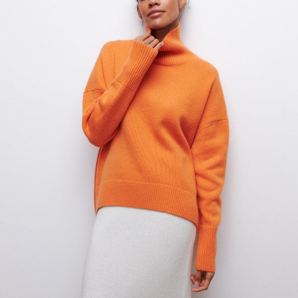 Ivyshape | Warm and Fashionable Turtleneck Sweater