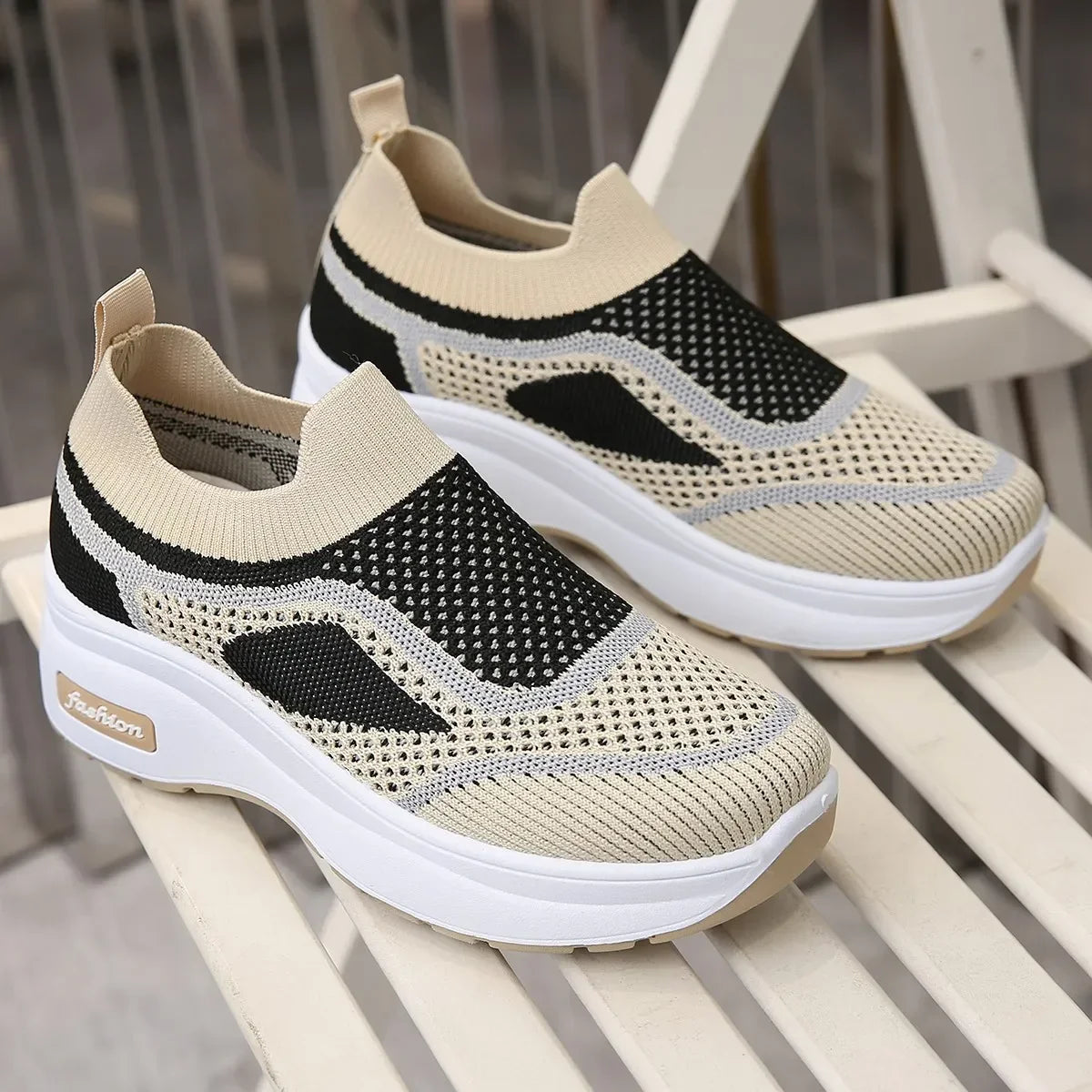 Stylish Slip-On Running Sneakers for Women