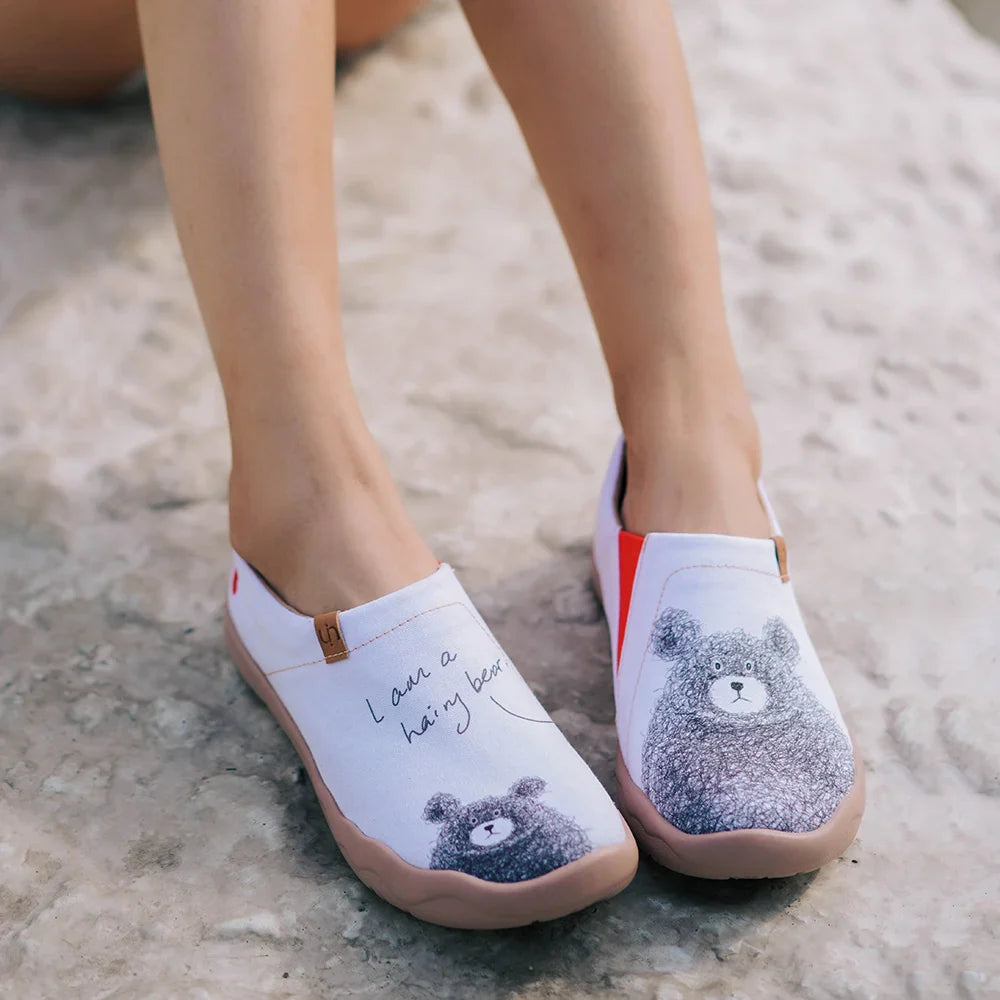 Playful Retro Canvas Shoes for Women