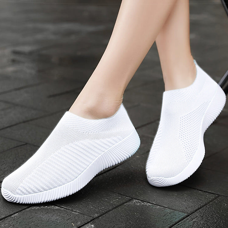 Lightweight Breathable Flat Sneakers for Women