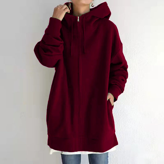 Ivyshape | Stylish Long Hoodie for Women