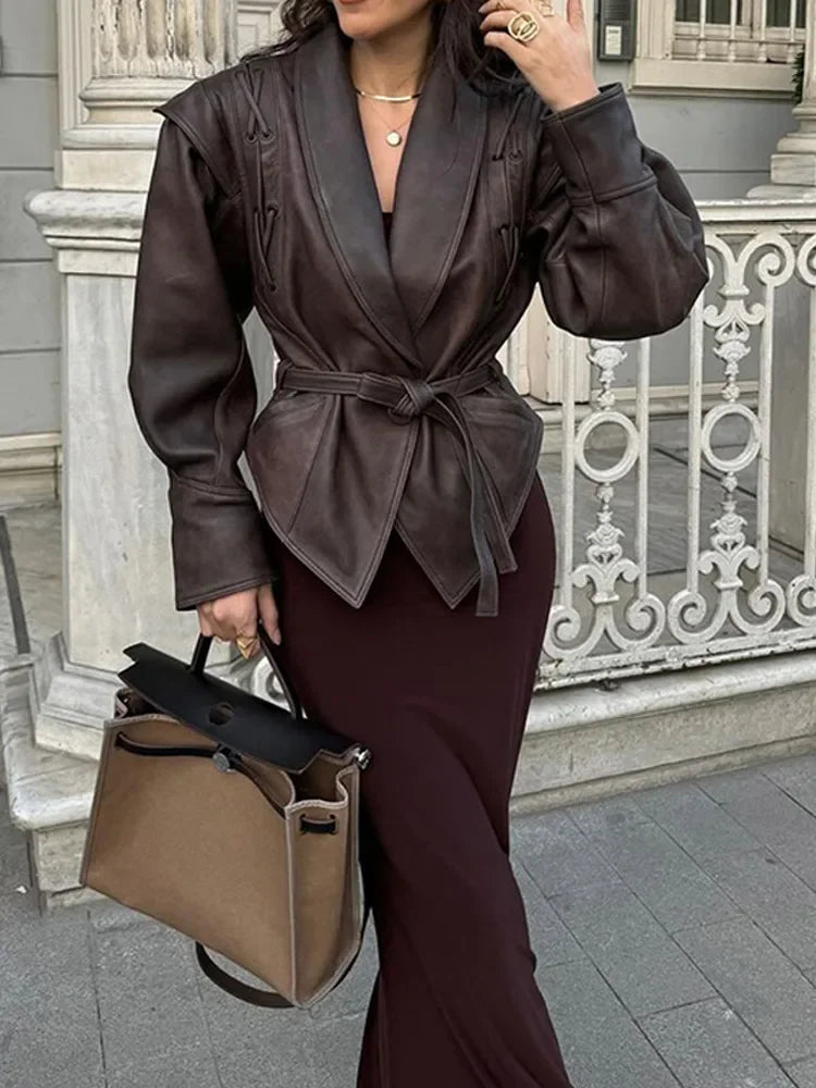 Ivyshape | Elegant Structured Vegan Coat