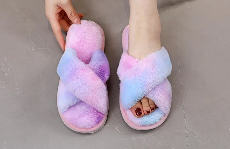 Cozy Faux Fur Slippers