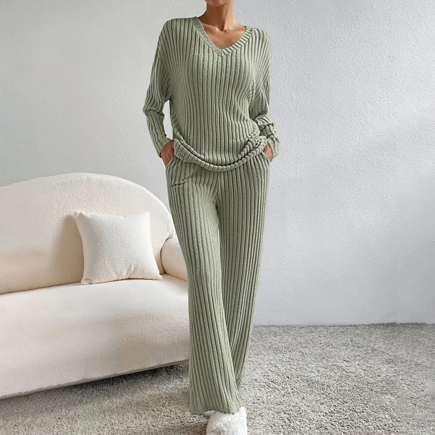 Ivyshape | Women's Two-Piece Winter Set