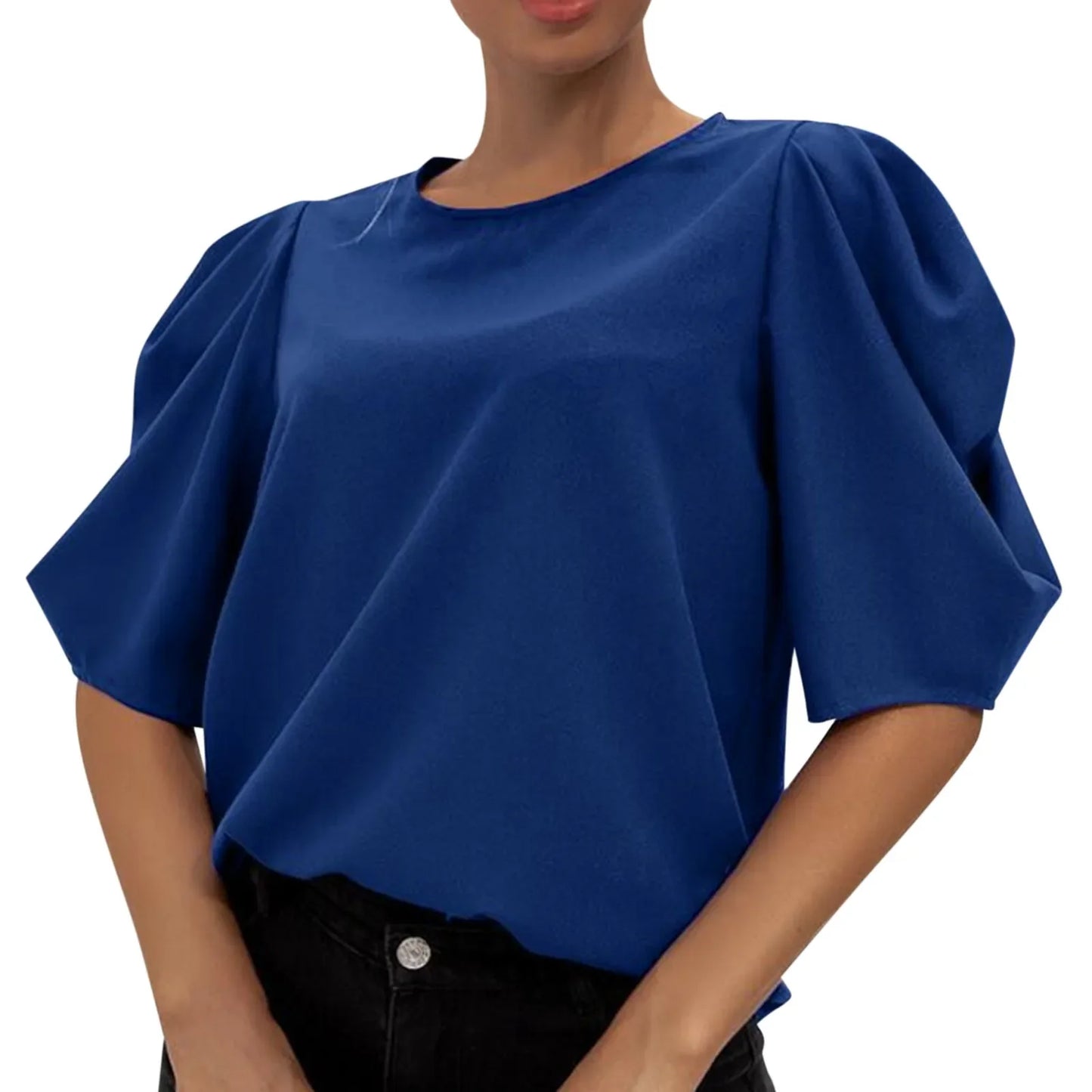 Charming Puff Sleeve Blouse for Women