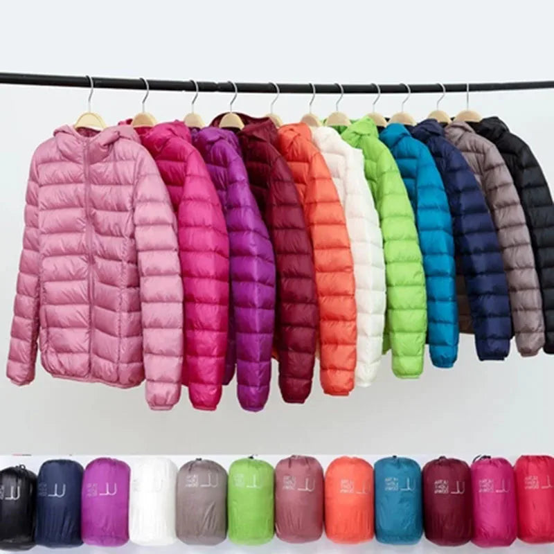 IvyShape | Ultralight Women's Down Jacket with Hood